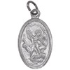 10 Pack of Saint Michael Medals | 1" Metal Silver-Tone