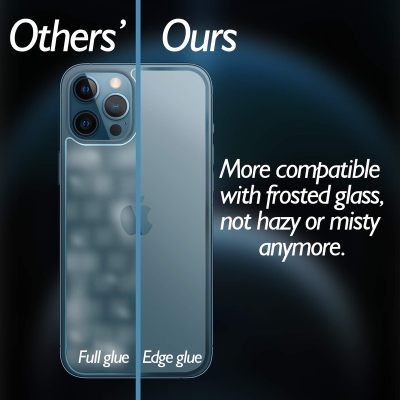 Shacoryze for iPhone 12 Pro Max Back Glass Protector (3-Pack),