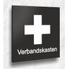A 2063 Door Sign Black Matt UV Print 12 x