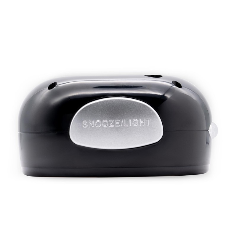 Acctim 15563 Lila Sweep Alarm Clock in Black