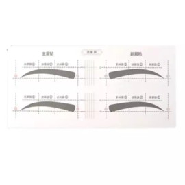 눈썹 인기 추천템 방 눈썹그리기틀 눈썹그리기 그리는 눈썹가이드 [F타입] Popular Recommended Eyebrow Product - Eyebrow Shaping Template [Type F]