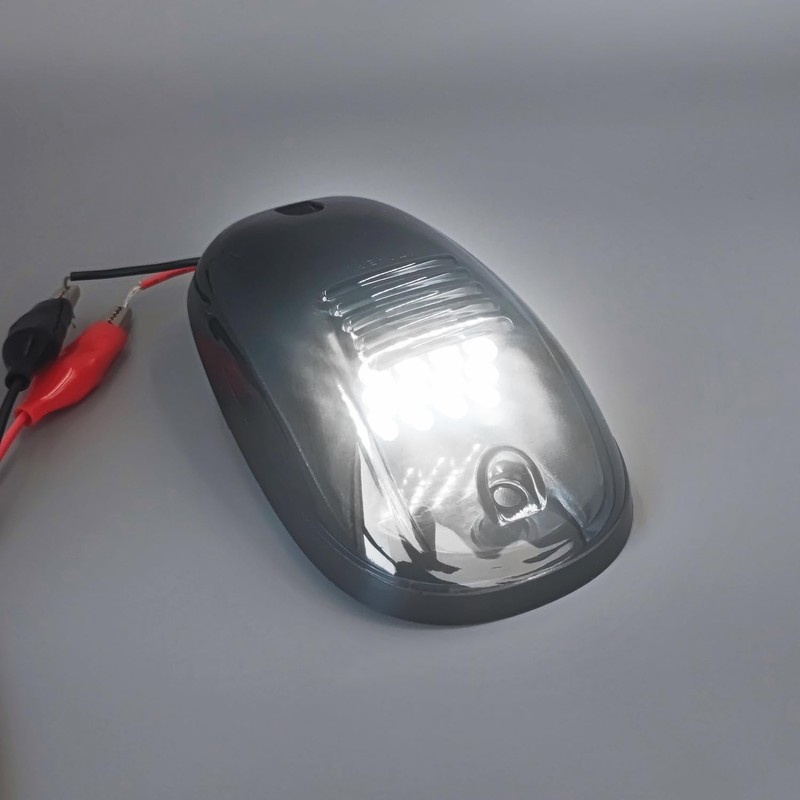 Gonice White 12 LED Cab Lights - 5PCS Smoked Roof