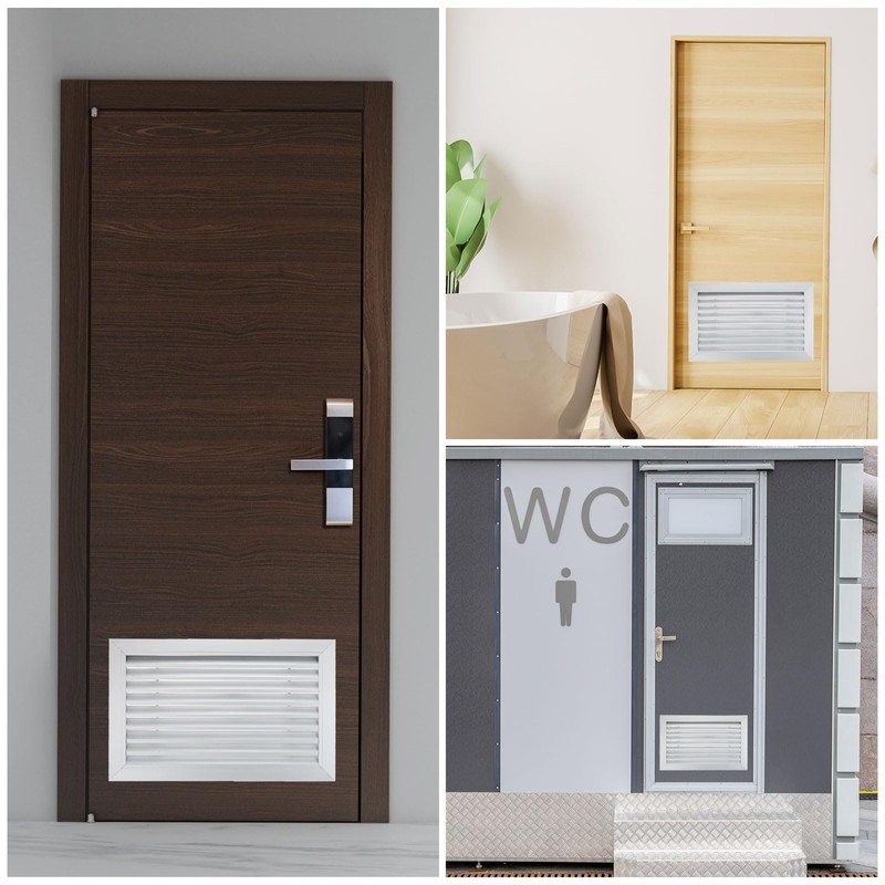 PATIKIL Door Air Vent Cover, 2 Pcs 16" x 8",