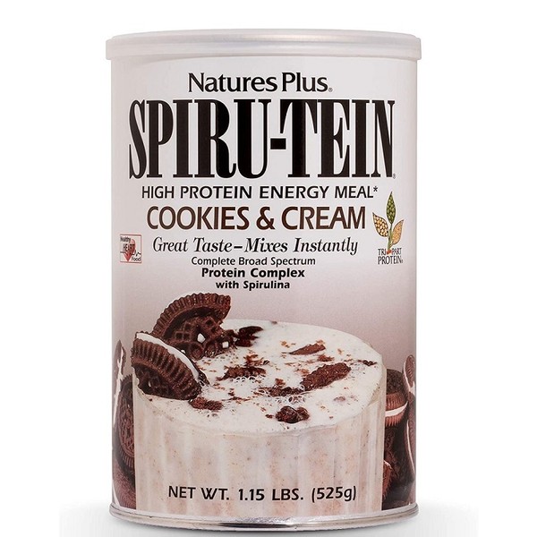 Nature's Plus SpiruTein Cookies & Cream, 525 gr