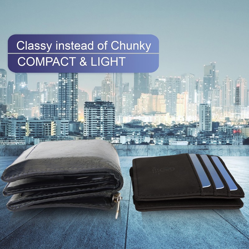 West - Magic Wallet with Coin Compartment + Gift Packaging