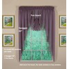 Today's Curtain Emelia Original Voile Fan Insert, Amethyst, 30" W