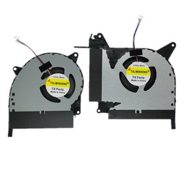 TXLIMINHONG New Compatible CPU and GPU Cooling Fan for Asus ROG Strix Scar GL704 Series Laptop, 12V 1A, 12W, 13dB, 3-Pin, Air Cooling, TXLIMINHONG Fan