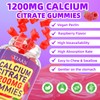 XIAAN Calcium Citrate Gummies 1200mg Calcium Gummies for Women &
