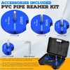 BLEKOO 4PCS PVC Pipe Reamer Kit - SCH40 Aluminum Deburring