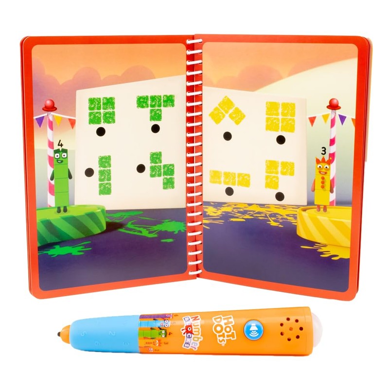 Learning Resources Hot Dots Numberblocks 1-10 Activity Book with Interactive