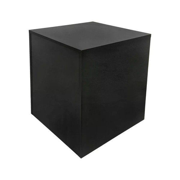 Unbranded Black 24" High Knockdown Bases Pedestal Base Box Cube