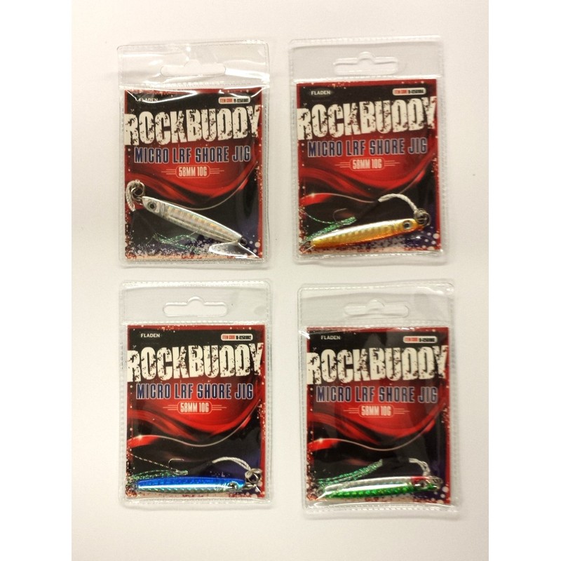 4 Assorted Micro LRF (Light Rock Fishing) Shore Jigs With
