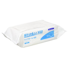 Crecia Wipeall X60 Handy Wipers, 100 Pieces, Thin Non-woven Wipers, Tear Resistant Even When Wet With Water Or Alcohol 60534