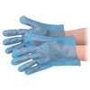 No.3003 Evcare Embossing 25 Food Sanitation Law Disposable Gloves, Blue,