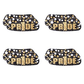 Anderson's Gold, White, and Black Pr1de Glitter EyeBlacks, Wearables, Tattoos, Cheek Cheers, Fan Gear, Sports Fan Gear,School Spirit, Football Cheerleader Accessories, Homecoming