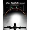 Multi-Functional Solar-Powered and USB Rechargeable Battery Mountain Bike Night Cycling