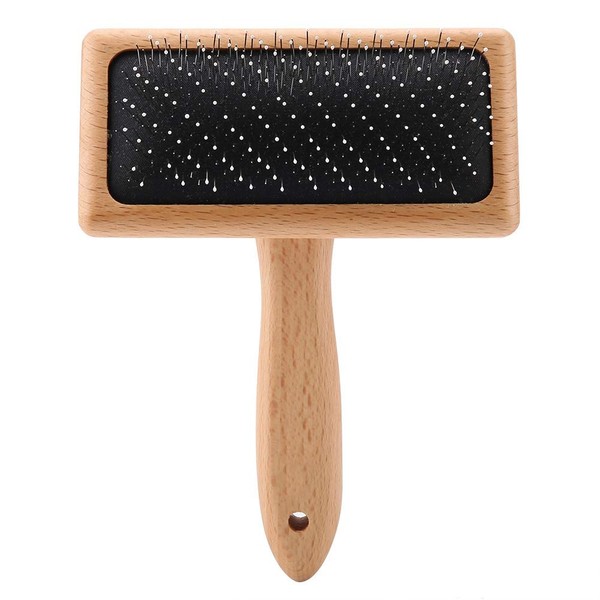 Professional Pin Brush for Dogs & Cats with Short Medium