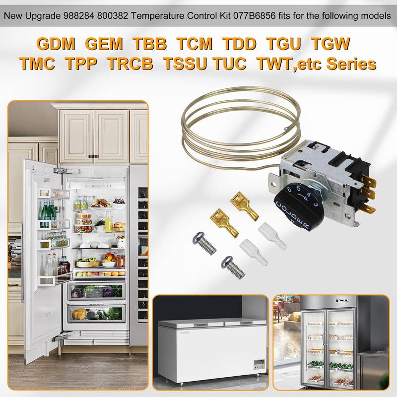 New Upgrade 988284 800382 Temperature Control Kit 077B6856,077B Series,Compatible with