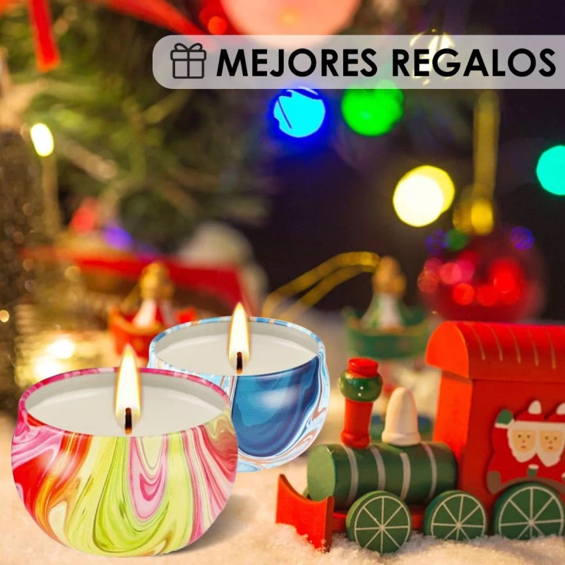 Aosihui 16 Velas Aromáticas Decorativas Vela Perfumadas Soya 2.2oz