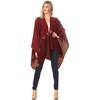 Sakkas 1928 - Lupe Womens Reversible Poncho Wrap Cape Shawl