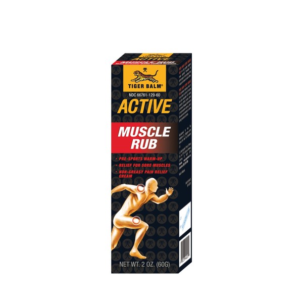 Tiger Balm Active Muscle Rub, 2 oz. – Muscle Rub for Relief Analgesic Cream – Arthritis Rub – Non-Greasy Muscle Rub Cream – Pre-Workout Warm Up – 2 Pack