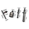 5 Pcs ZONADAH 0.6-6.5mm Quick Change Drill Chuck Adapter Kit
