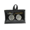 Guinness Label Cufflinks Antique Silver Colour(Size: One Size)