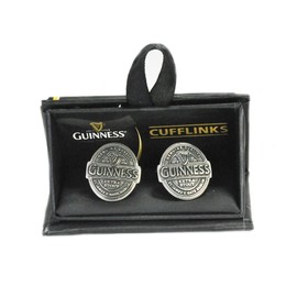 Guinness Label Cufflinks Antique Silver Colour(Size: One Size)