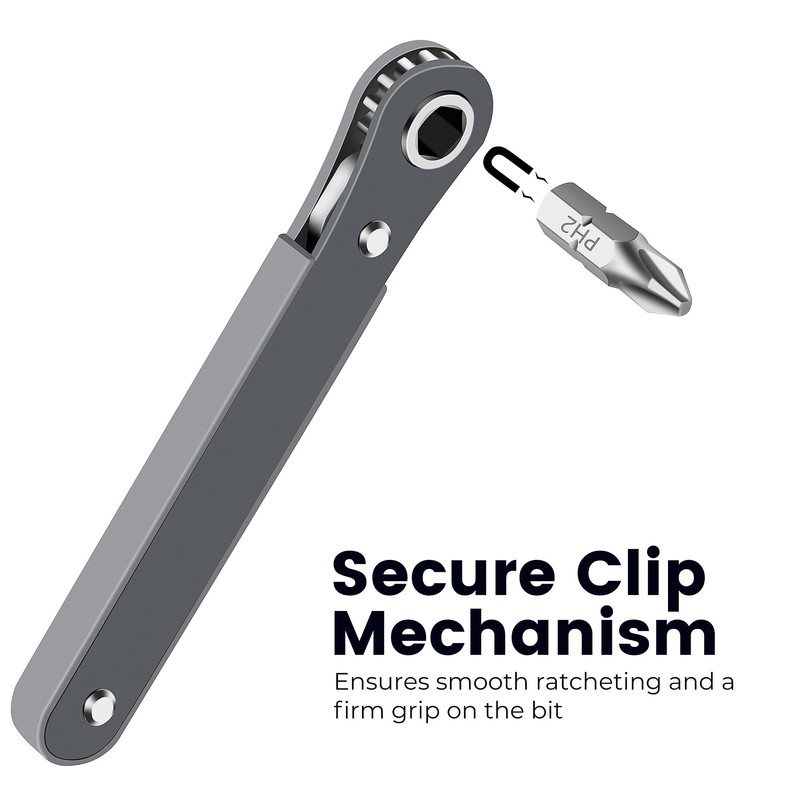 MULWARK 20pc 1/4 Ultra Low Profile Mini Ratchet Wrench Close