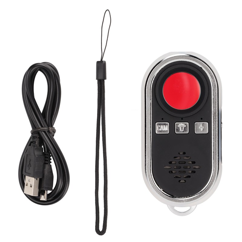 Camera Detector Vibration Alarm Prevent Theft Portable LED Mini Camera