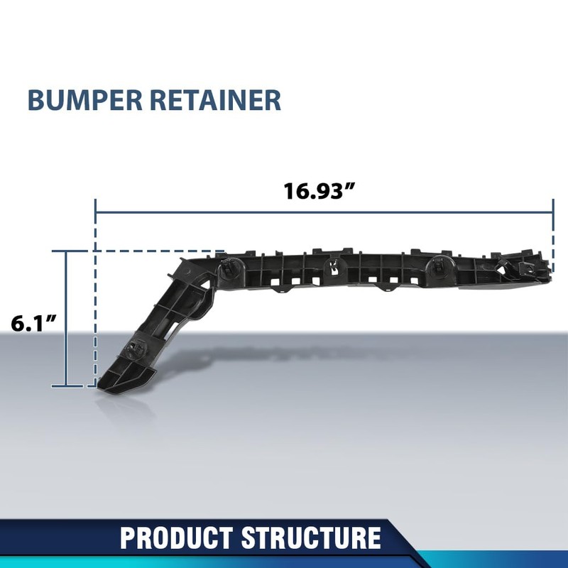 PIT66 Rear Bumper Retainer Driver Side Compatible with Toyota Corolla