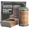 Rolling Knife Sharpener Kit – Premium Walnut Wood – 15°