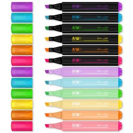 Ashton and Wright - ElectroGlide Triangular Highlighters (Neon & Pastel)