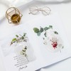 DIY Handmade Homemade Ins Bookmark Transparent Dried Flower Bookmarks