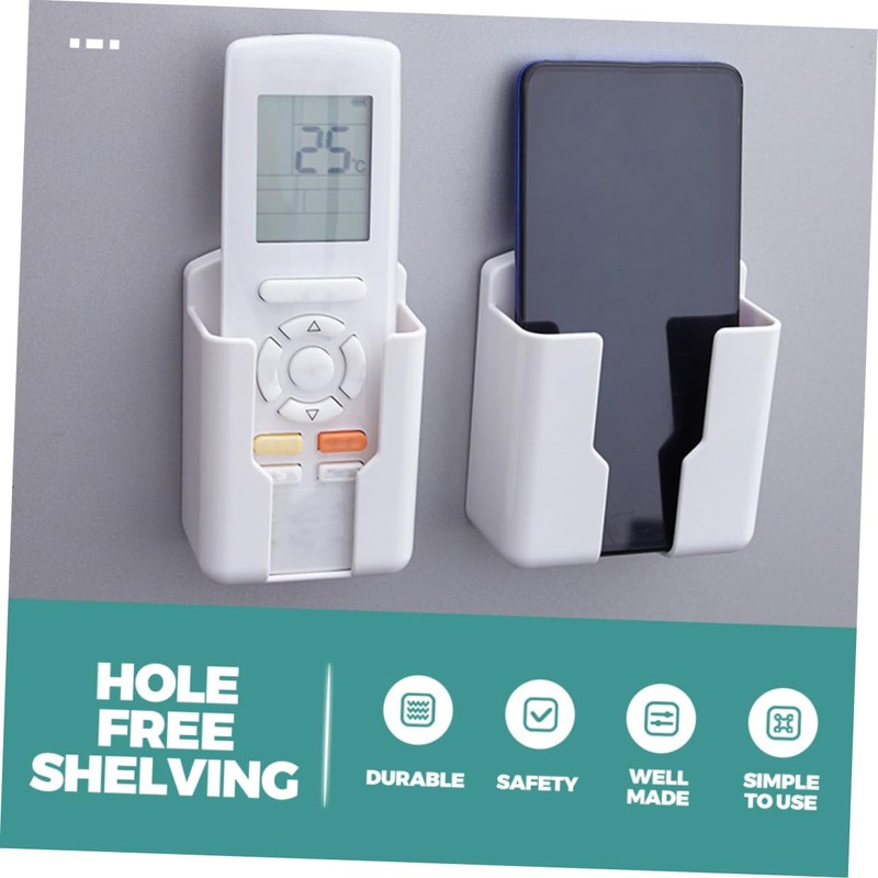 STOBOK 3pcs Wall Storage Box Strip Basket Wall Mount Pencil