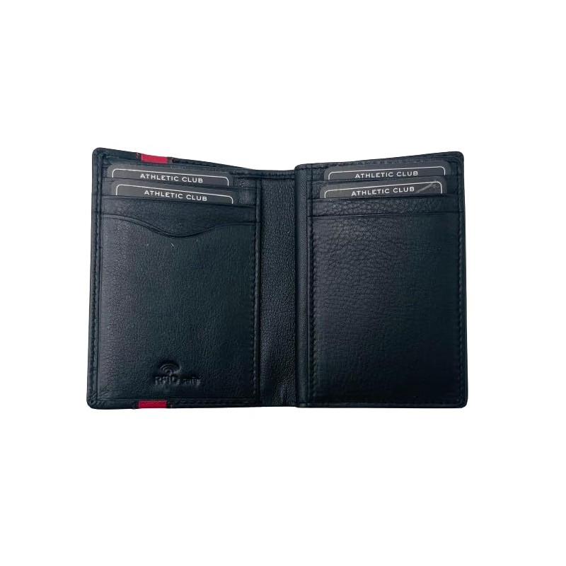 Athletic Club Bilbao Wallet Black De Mano Classic, black, Classic