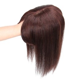 AISIHAIR Partial Wig, Hairpiece, Hair Extensions, Wig, Fully Hand Planted, Ultra Realistic Artificial Skin, Gray Hair, Hide Hair Loss, Bangs Wig, Realistic