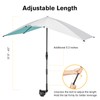 G4Free Double Chair Umbrella for 2 People with Adjustable Clamp,