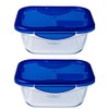 Pyrex Easy Wash Cook & Go Square Container with Lid