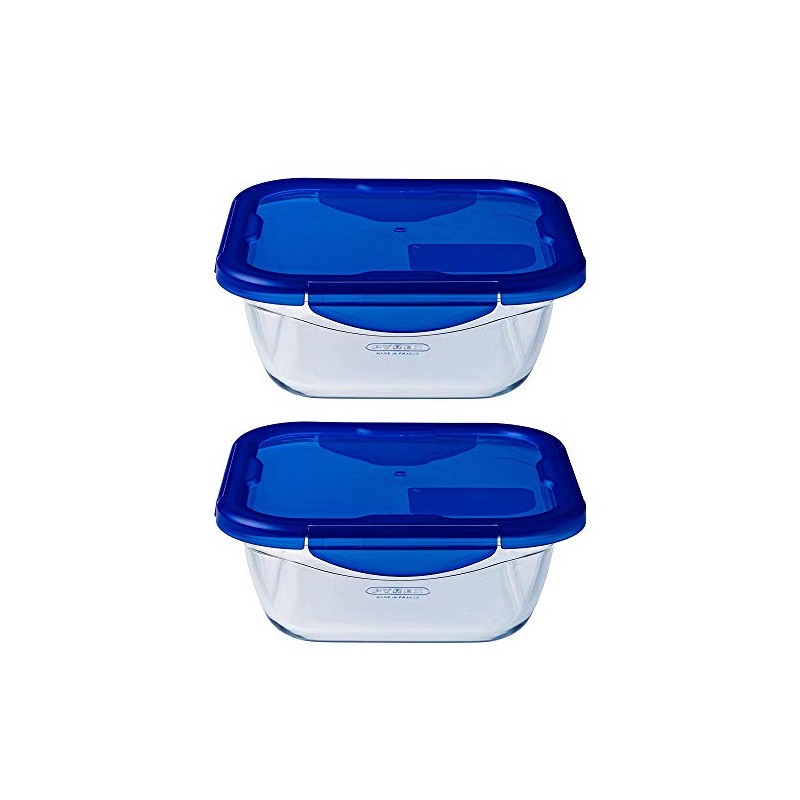Pyrex Easy Wash Cook & Go Square Container with Lid