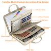 5200℉ Fireproof Accordion File Organizer with Lock, Thickened Document Organizer