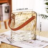 Clear Handbag Flower Vase - Glass Purse Vase for Flowers,