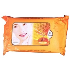 ayushicreationa Non-Woven Facial Wet Wipes Multipurpose Thick & Soft Tissue Paper for Women and Girls-25 Wipes