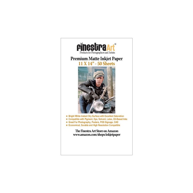11" X 14" Premium Arctic Matte Inkjet Photo Paper -