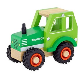Ulysse Green Wooden Tractor