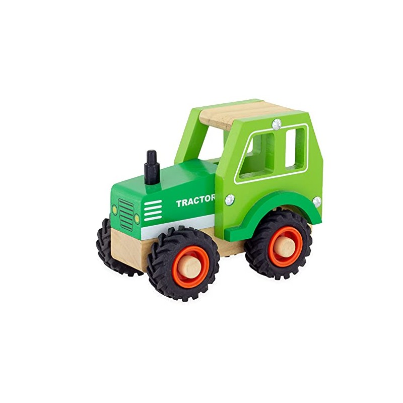 Ulysse Green Wooden Tractor