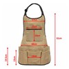 Beyond Happy Heavy Duty Waterproof Garden Apron Unisex Utility Apron