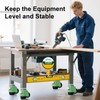 Stem Leveling Casters Wheel with Ratchet Handle Set of 4
