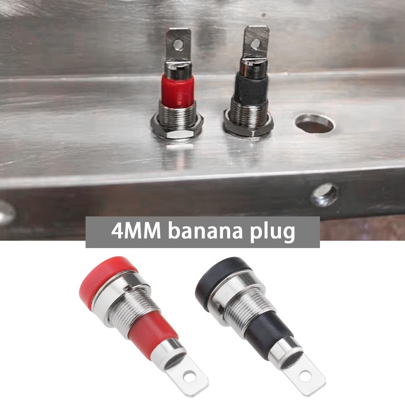 EMSea 10pcs 4mm Female Adapter Banana Plug Audio Speaker Banana