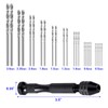 Daily Treasures 34Pcs Pin Vise Hand Drill Set, Include Pin